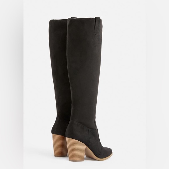 Blach Ropa Western Knee High Boots - JustFab - Size 9.5 - Picture 4 of 13